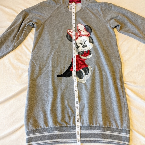 DISNEY Classic Cameo Minnie Mouse Sweatshirt Dress - Picture 12 of 14